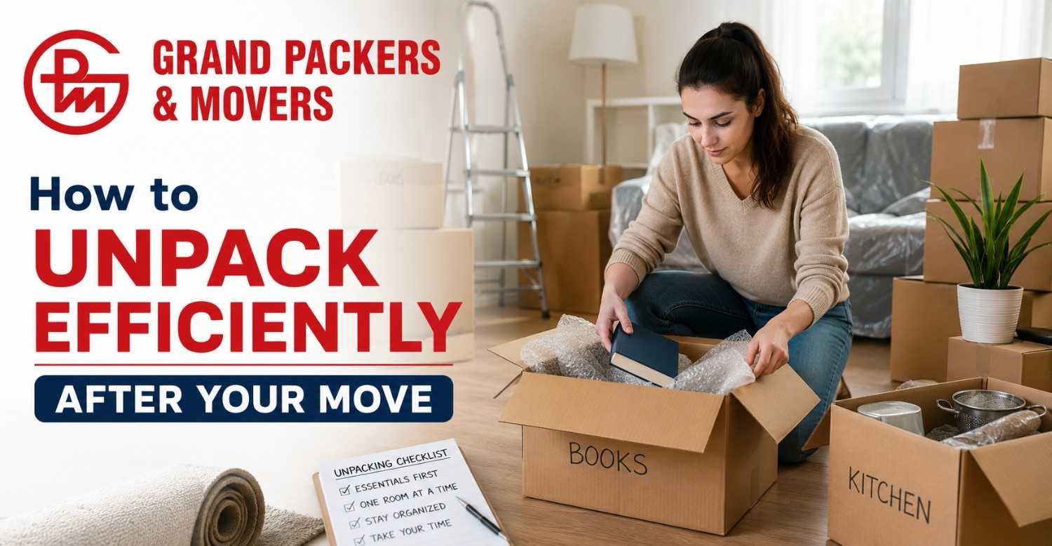 How to unpack efficiently after your move