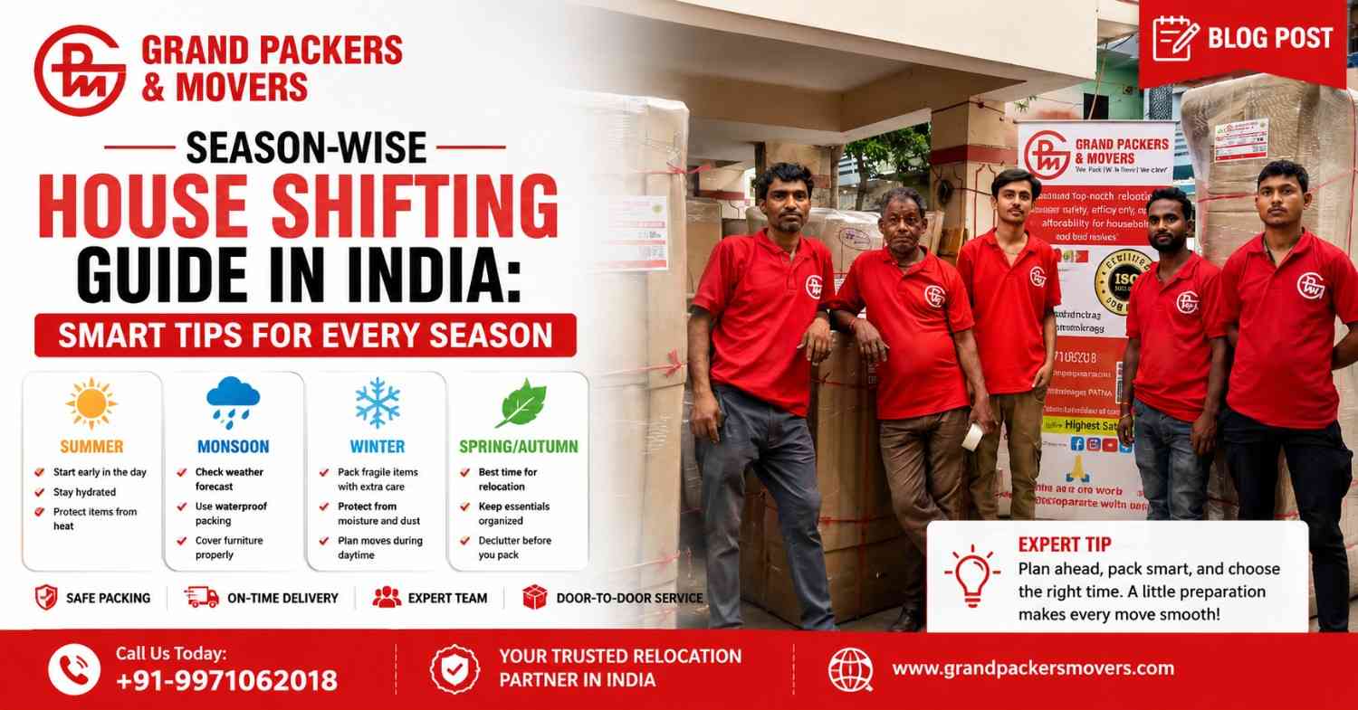Season Wise House Shifting Guide in India Smart Tips for Every Season