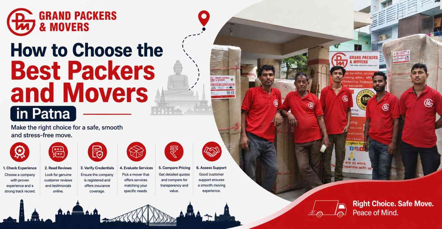 How to Choose the Best Packers and Movers in Patna