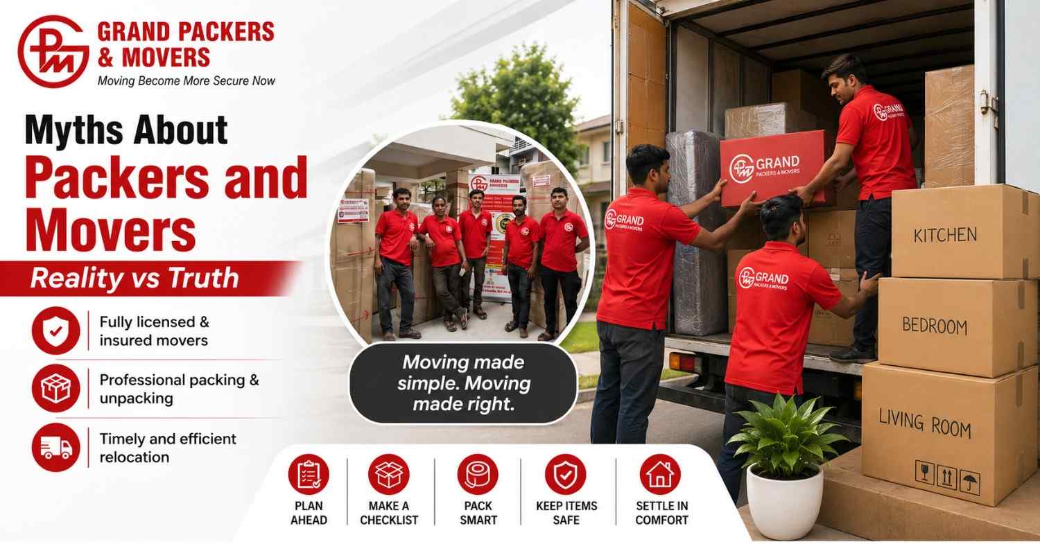 Common Myths About Packers and Movers in India – Reality vs Truth