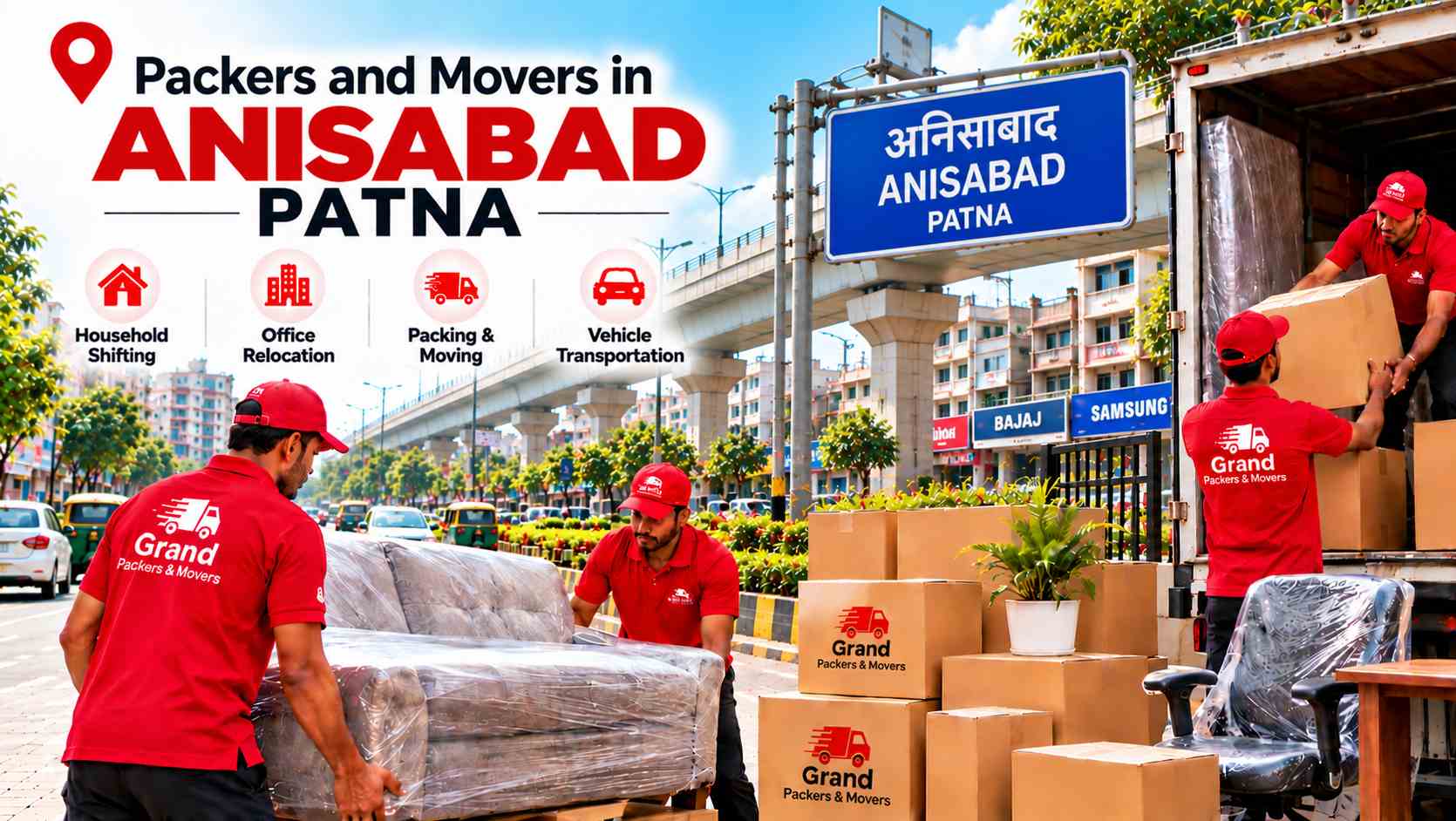 Packers and Movers in Anisabad, Patna