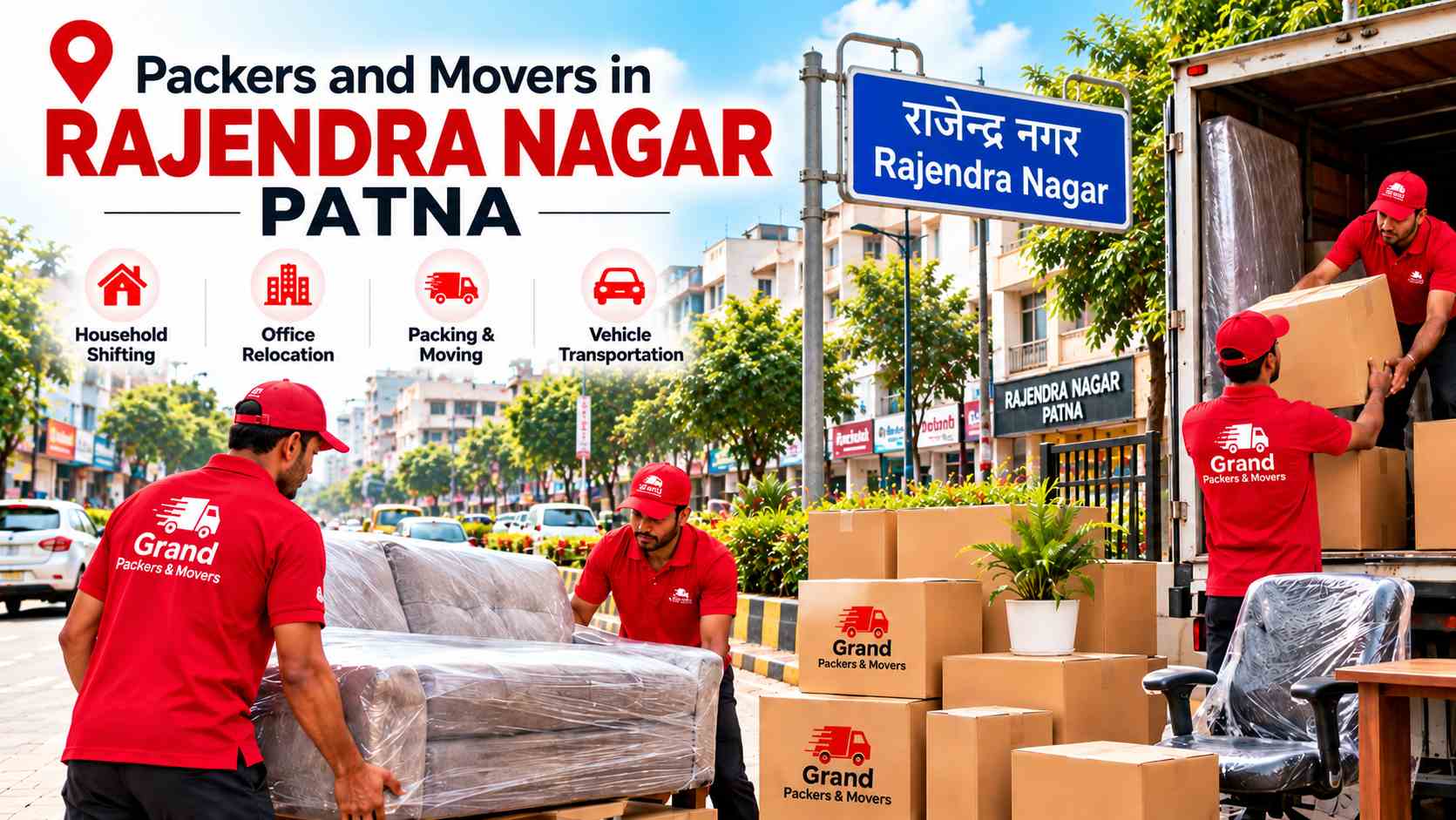 Packers and Movers in Rajendra Nagar, Patna