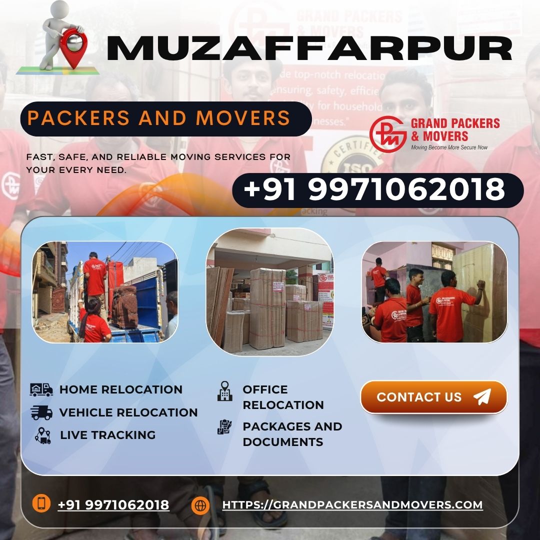  Best Packers and Movers in Muzaffarpur
