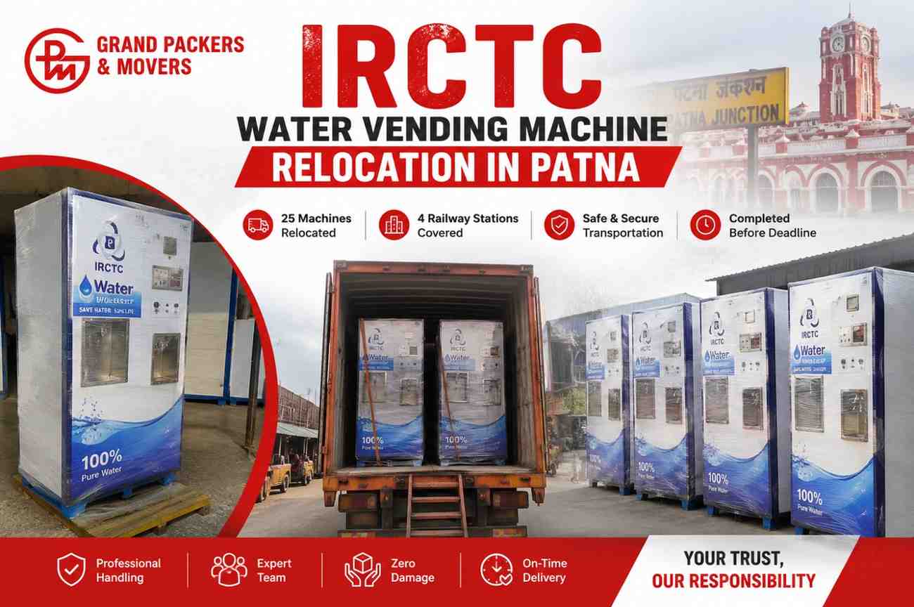 IRCTC Water Vending Machine Relocation in Patna